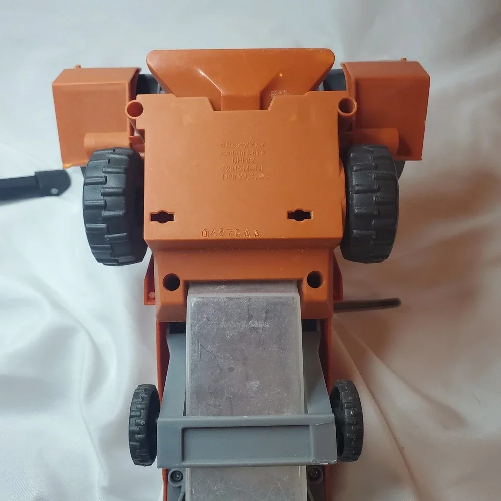 Disney Pixar Cars Chase And Change Frank The Combine Toy with Bin!